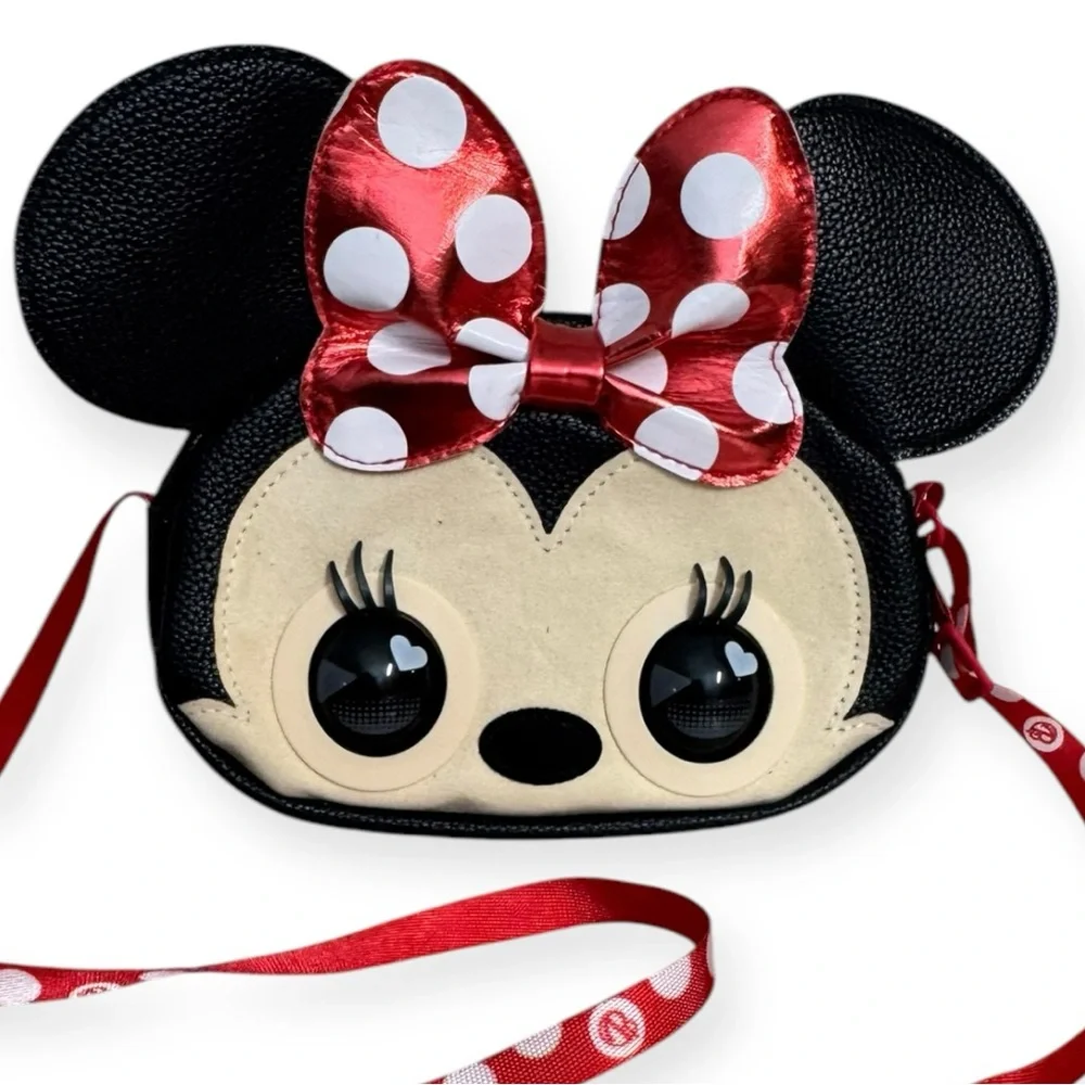 Minnie Mouse Animatronic Polka‎ Dot Crossbody Bag